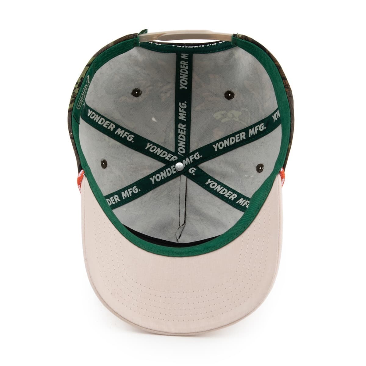 Yonder Manufacturing hat — Interior view