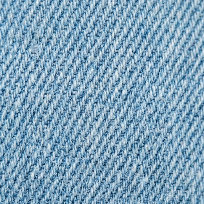 Denim fabric swatch